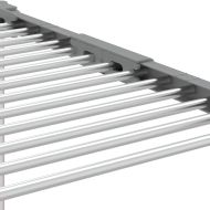 Сушилник за дрехи 83x(50-55)x(40-85) см алуминий