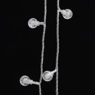 Светещи топки стрингове 40 м 400 LED студено бели 8 функции