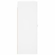 Стенен шкаф бял 69,5x34x90 см