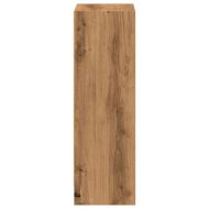 Библиотека, дъб артизан, 40x24x76 см, инженерно дърво