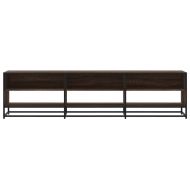 ТB шкаф, кафяв дъб, 180x40x46 см, инженерно дърво