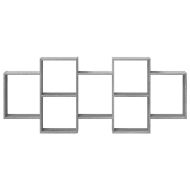 Стенен рафт, сив сонома, 159x18x65 см, инженерно дърво