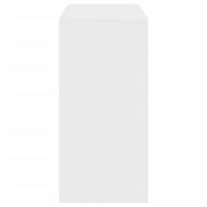 Бар маса, бяла, 102x50x103,5 см, инженерно дърво