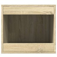 Заграждение за котешка тоалетна 47x59x42 см инженерно дърво