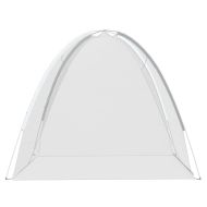 Мрежа срещу комари Монголия с врати 220 mesh бял 200x120x130 см