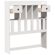 Горна табла с място за съхранение, 75 см, масивно дърво бор