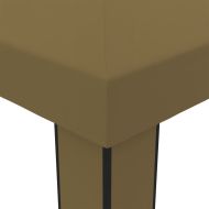 Шатра с двоен покрив, 3x6 м, таупе, 180 г/м²