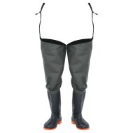 Дълги ботуши за риболов, тъмнозелени, размер 38