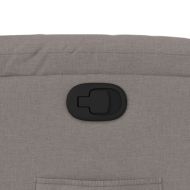 Изправящ реклайнер стол, таупе, текстил