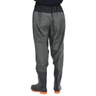 Панталони за риболов с ботуши, тъмнозелен, размер 42