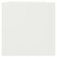 Кашпа, бяла, 62x40x39 см, стомана