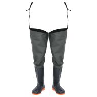 Дълги ботуши за риболов, тъмнозелени, размер 41