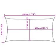 Платно-сенник, 160 г/м², кафяво, 2,5x4,5 м, HDPE