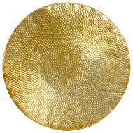 Маса за кафе, кован алуминий, 70x30 см, месинг