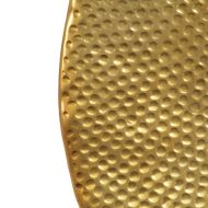 Маса за кафе, кован алуминий, 70x30 см, месинг