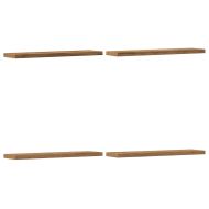 Стенни рафтове 4 бр дъб артизан 40x10x1,5 см инженерно дърво