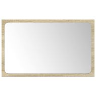 Комплект шкафове за баня от 3 части дъб сонома инженерно дърво