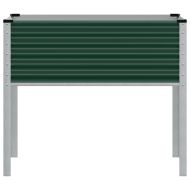 Градинска саксия, зелена, 100x45x90 см, стомана