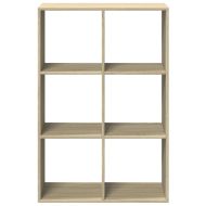 Разделител за стая / библиотека, сонома дъб, 69,5x29x103,5 см