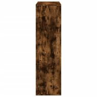 Разделител за стая / библиотека, опушен дъб, 69,5x29x103,5 см