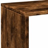 Разделител за стая / библиотека, опушен дъб, 69,5x29x103,5 см