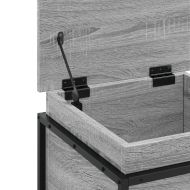 Кутия за съхранение, сив сонома, 40x40x51,5 см, инженерно дърво