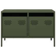 ТВ шкаф маслиненозелен 68x39x43,5 см студеновалцувана стомана