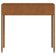 Градинска кашпа, 100,5x40,5x90 см, патинираща стомана