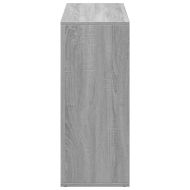 Разделител за стая / библиотека, сив сонома, 69,5x29x69,5 см