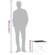 Градински трапезен комплект, 5 части, сгъваем, бежов, полиратан