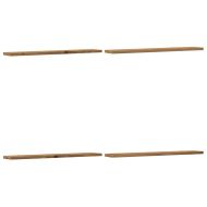 Рафтове за книги 4 бр дъб артизан 60x10x1,5 см инженерно дърво