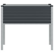 Градинска саксия, антрацит, 100x45x90 см, стомана