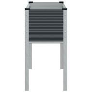 Градинска саксия, антрацит, 100x45x90 см, стомана