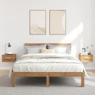 Нощни шкафчета за стенен монтаж, 2 бр, дъб артизан, 35x35x20 см