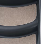 Сгъваема кучешка стълба с 3 стъпала, тъмносива