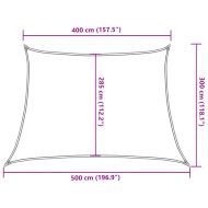 Платно-сенник, 160 г/м², кафяво, 4/5х3 м, HDPE