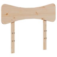 Рамка за легло без матрак, 75x190 см, масивна чамова дървесина