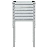 Градинска саксия 45x45x88 см, поцинкована стомана