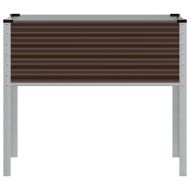 Градинска саксия, кафява, 100x45x90 см, стомана