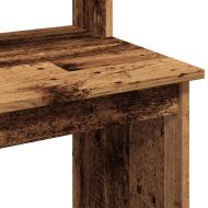 Бюро с рафтове, старо дърво, 102x45x148 см, инженерно дърво
