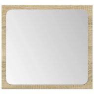 Комплект шкафове за баня от 3 части дъб сонома инженерно дърво