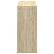 Разделител за стая / библиотека, сонома дъб, 69,5x29x69,5 см