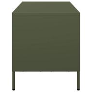 ТВ шкаф маслиненозелен 101,5x39x43,5см студеновалцувана стомана