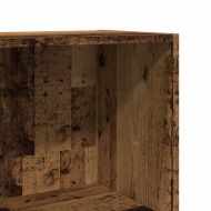 Библиотека, старо дърво, 40x30x189 см, инженерно дърво