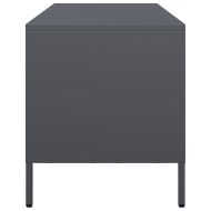 ТВ шкаф, антрацит, 101,5x39x43,5 см, студеновалцувана стомана