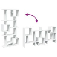 Библиотека, бяла, 92x29x188 см, инженерно дърво