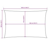 Платно-сенник, Оксфорд текстил, правоъгълно, 2x5 м, черно