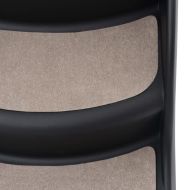 Сгъваема кучешка стълба с 3 стъпала, черна