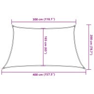 Платно-сенник, 160 г/м², кремаво, 3/4x2 м, HDPE
