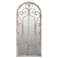 Градинско огледало пясъчно 100x45 см желязо за външна употреба